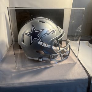 Vitrina para Pared Casco Futbol Americano con Fondo Negro