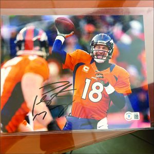 Ilustracion Autografiada Peyton Manning