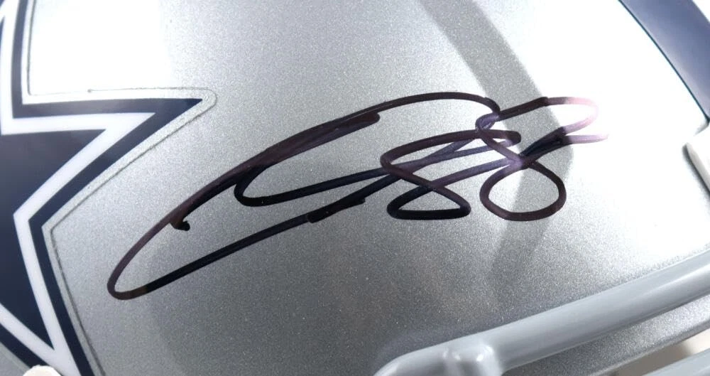 Casco Speed NFL Cowboyws CeeDee Lamb Autógrafo con certificado Fanatics - Imagen 5