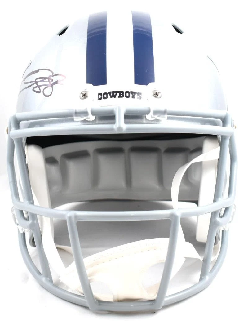 Casco Speed NFL Cowboyws CeeDee Lamb Autógrafo con certificado Fanatics - Imagen 4