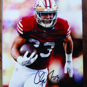 Ilustracion Autografiada Christian McCaffrey Beckett