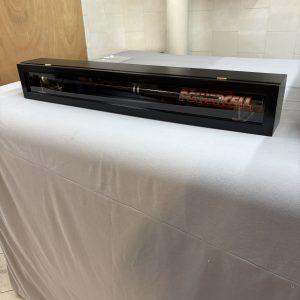 Vitrina Caja Madera para Pared Bat de Baseball con Soportes para Bat