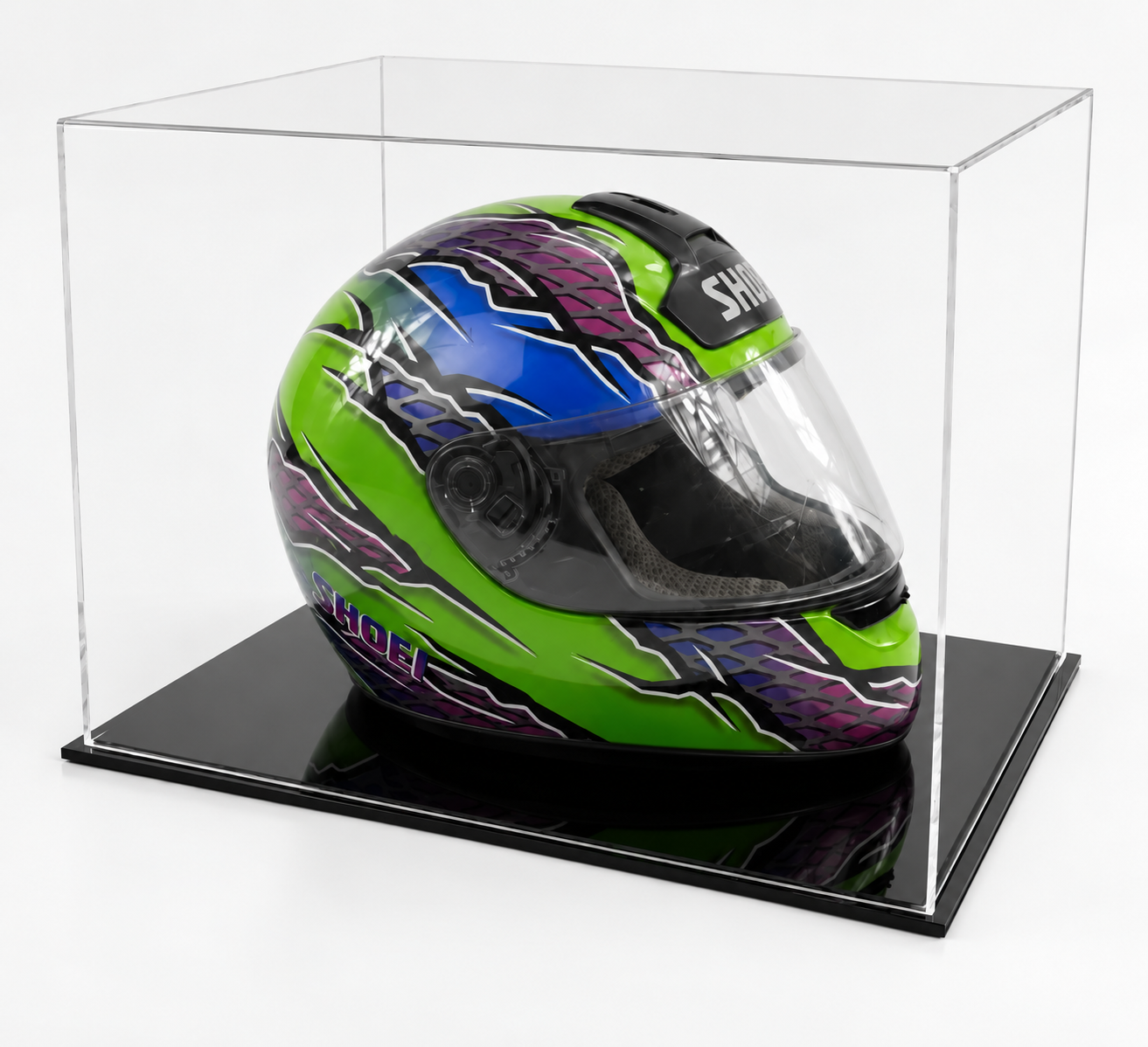 Vitrina para Casco de Moto